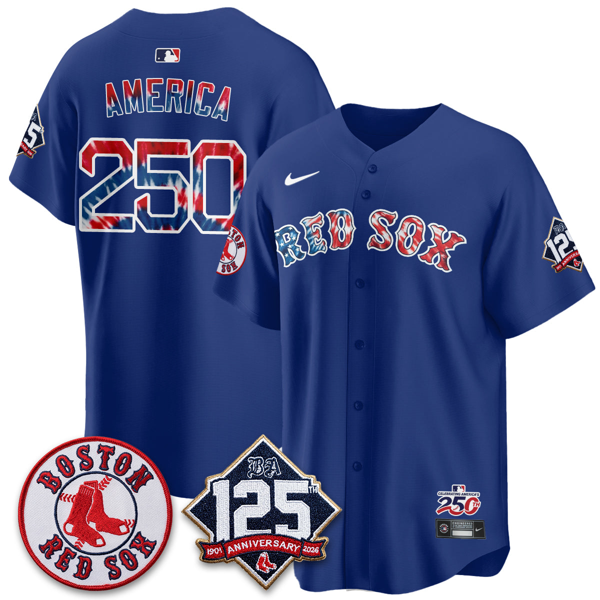 BOS Americana 2026 Vapor Limited Jersey - Stitched-DTD