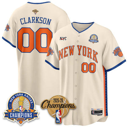 NYK 2026 NBA Champions Special Edition Vapor Jersey V2- Stitched-DTD