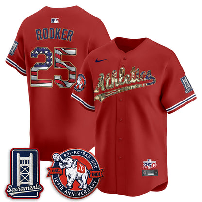 OAK  2026 Independence Day USA Vapor Jersey - Stitched-DTD