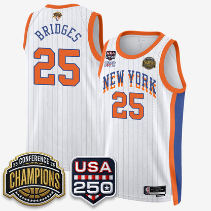 NYK 2026 NBA Eastern Conference Champions City Edition Jersey - Stitched-DTD