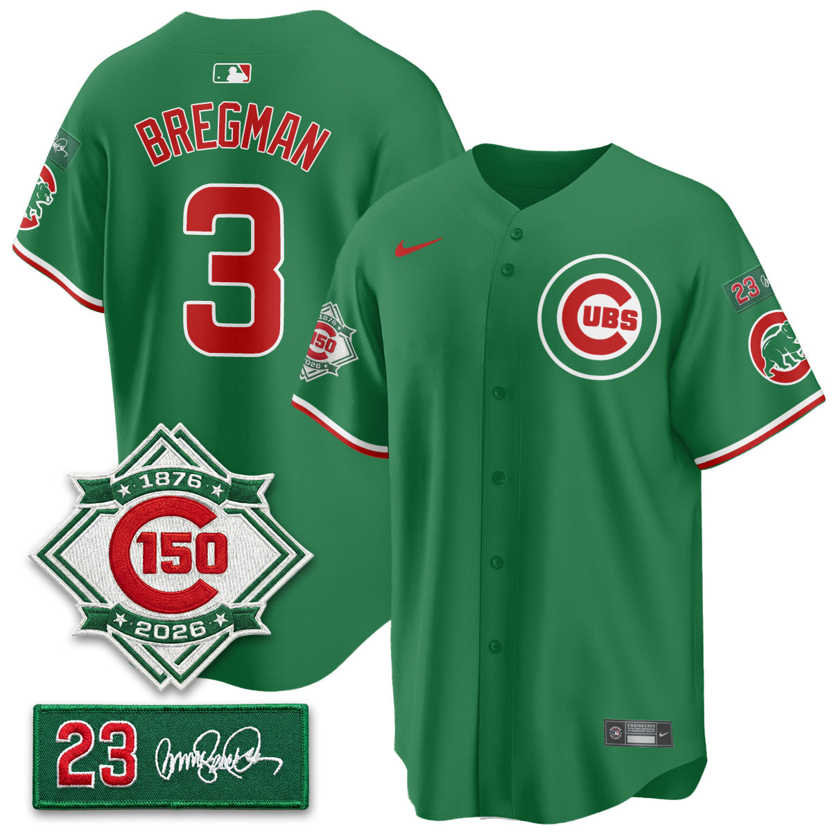 CHC Limited Mexico Jersey - 150th Anniversary + Ryne Sandberg Tribute Patch All Stitched-DTD