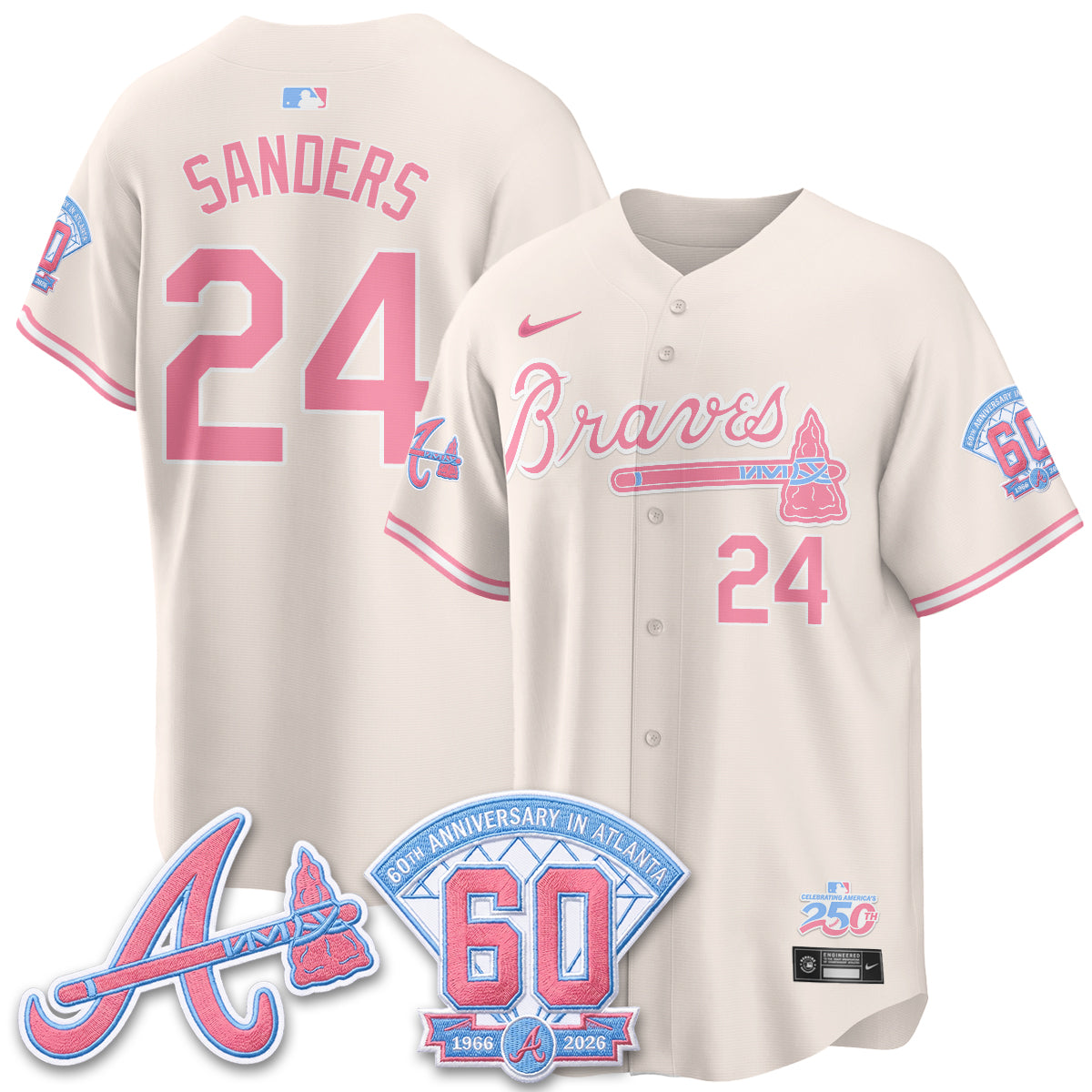 ATL x Bubblegum Vapor Jersey - Stitched-DTD