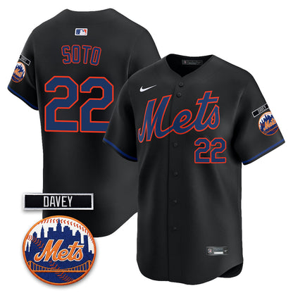 NYM 2026 Davey Johnson Memorial Vapor Limited Jersey - All Stitched-DTD