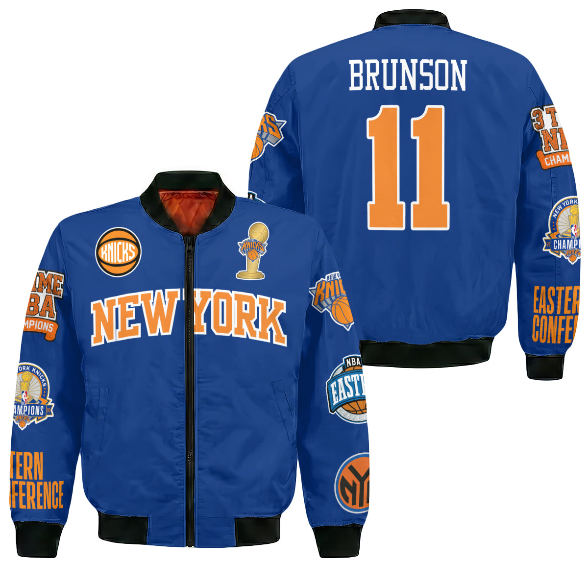 NYK 2026 NBA Finals Champions Limited Edition Bomber Jacket - Printed-DTD