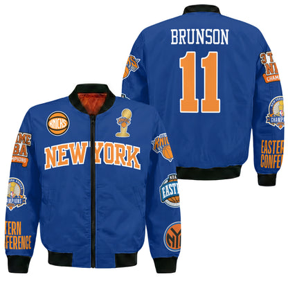 NYK 2026 NBA Finals Champions Limited Edition Bomber Jacket - Printed-DTD