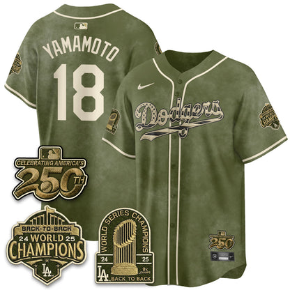 LAD New Era Olive 2026 Armed Forces Day Jersey -All Stitched V2-DTD