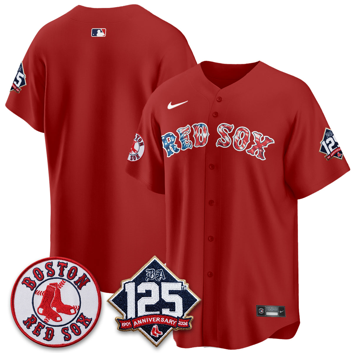 BOS Americana 2026 Vapor Limited Jersey - Stitched-DTD