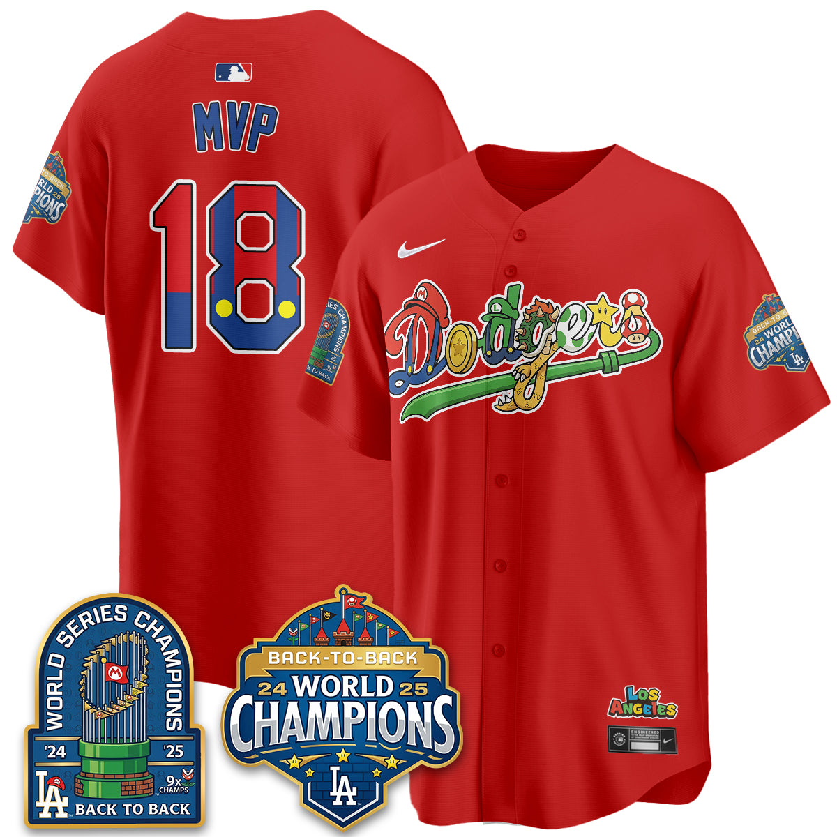 LAD x The Red Plumber Vapor Jersey - Printed-DTD