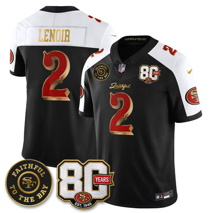 SF “Rivalries” Vapor Limited Jersey - Faithful To The Bay Patch - All Stitched-DTD