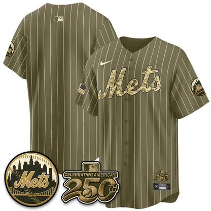 NYM Armed Forces Day Vapor Premier Limited Jersey - All Stitched V2-DTD