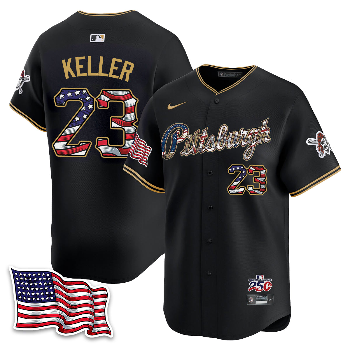 PIT 2026 Independence Day USA Vapor Limited Jersey - Stitched-DTD