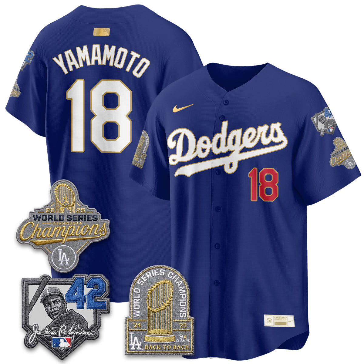 LAD 2026 Jackie Robinson New Era Vapor Limited Jersey - All Stitched-DTD