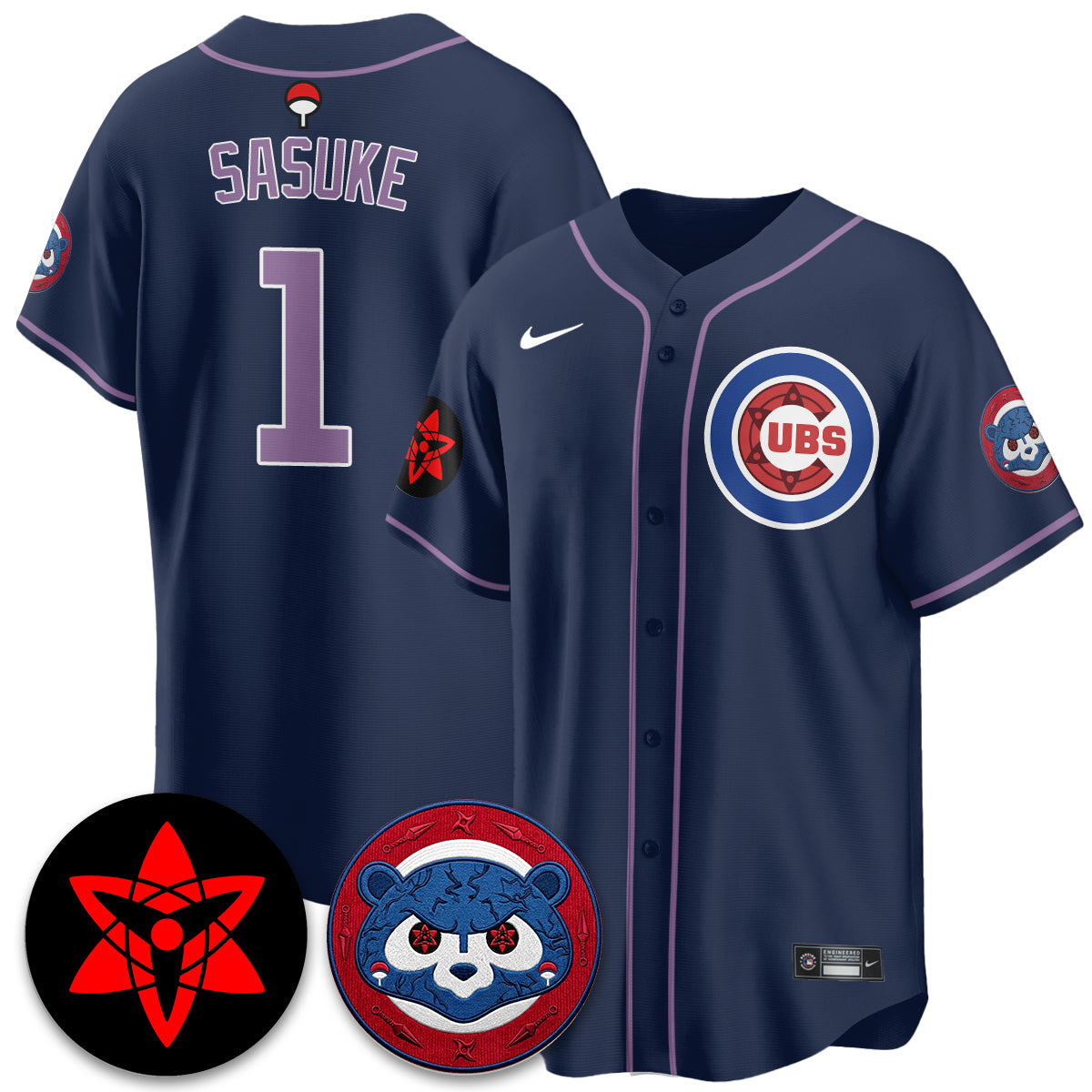 CHC Uchiha Sasuke Vapor Limited Jersey - Stitched-DTD
