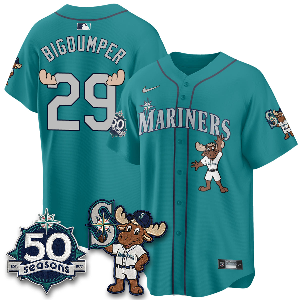 SEA Mascot Jersey - All Stitched-DTD