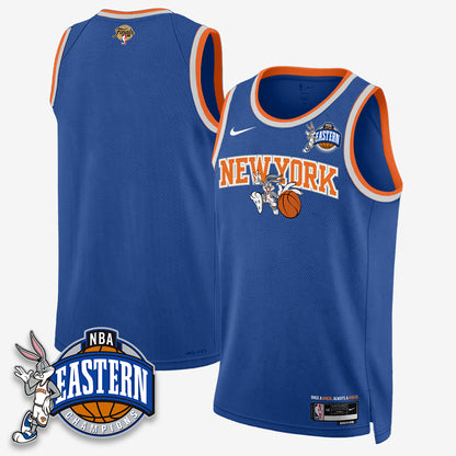 NYK 2026 NBA Finals x Bunny Vapor Jersey - Stitched-DTD