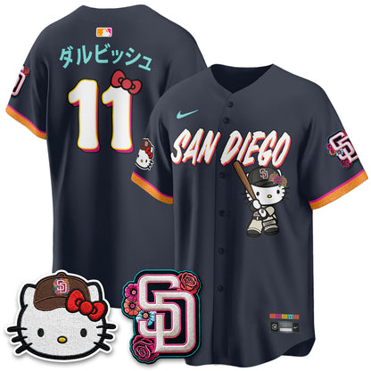 SD 2026 City Connect x Meow KT Vapor Limited Jersey - All Stitched-DTD