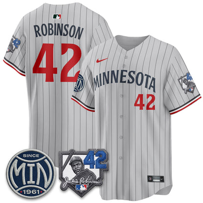 MIN 2026 Jackie Robinson Day Vapor Limited Jersey - All Stitched-DTD