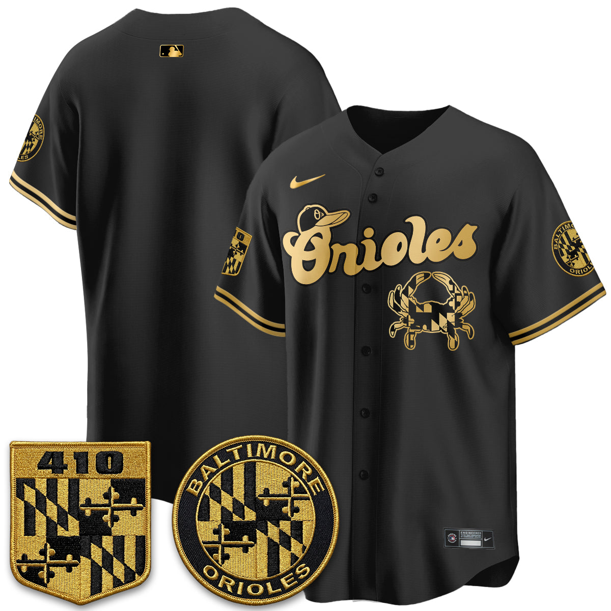 BAL Maryland Flag Vapor Limited Jersey - Stitched-DTD