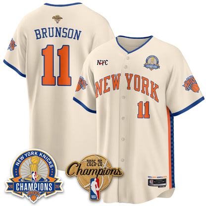 NYK 2026 NBA Champions Special Edition Vapor Jersey V2- Stitched-DTD
