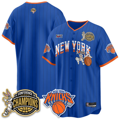 NYK 2026 NBA Finals x Bunny Vapor Jersey V2- Stitched-DTD