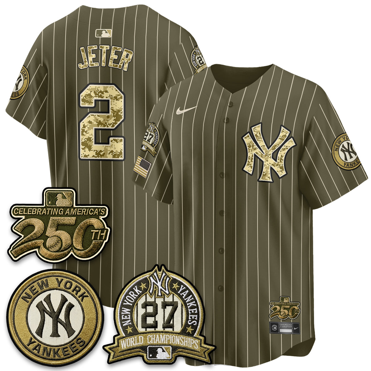 NYY Salute to Service 2026 Vapor Limited Jersey - Stitched-DTD