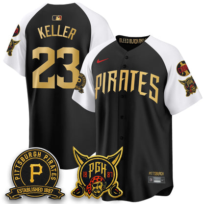 PIT 2026 City Connect Vapor Limited Jersey - Cobra & Est 1887 Patch - All Stitched-DTD