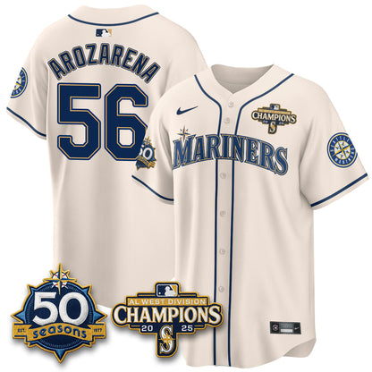 SEA Vapor Premier Limited Jersey - 50th Anniversary & AL West Division Champions - Steelheads Community Funds - All Stitched-DTD