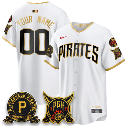 PIT Vapor Limited Custom Jersey - Cobra & Est 1887 Patch - All Stitched-DTD