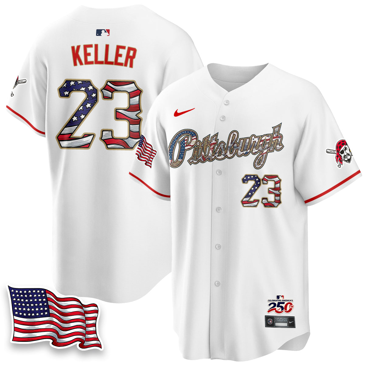 PIT 2026 Independence Day USA Vapor Limited Jersey - Stitched-DTD