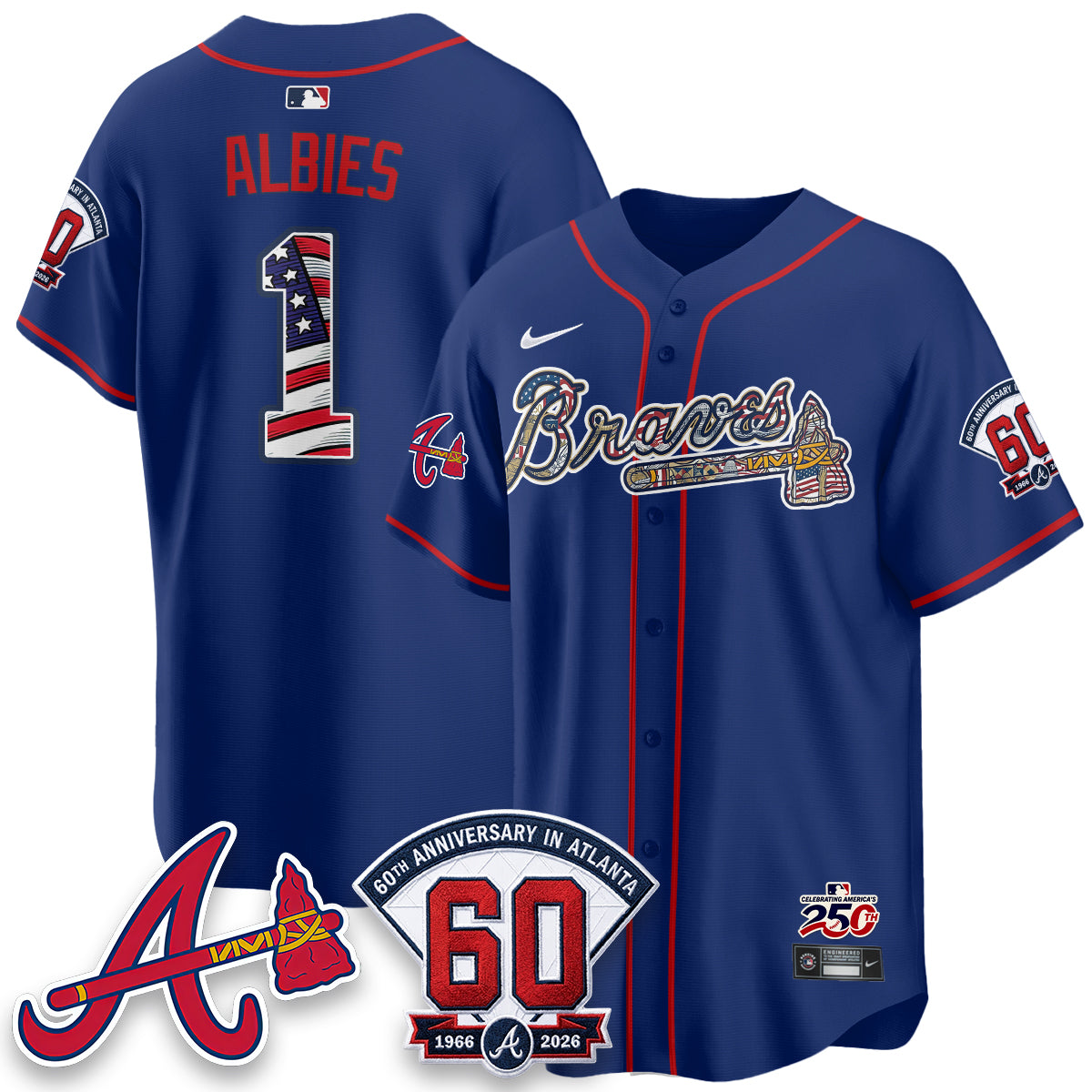 ATL 2026 Independence Day USA Vapor Limited Jersey - Stitched-DTD
