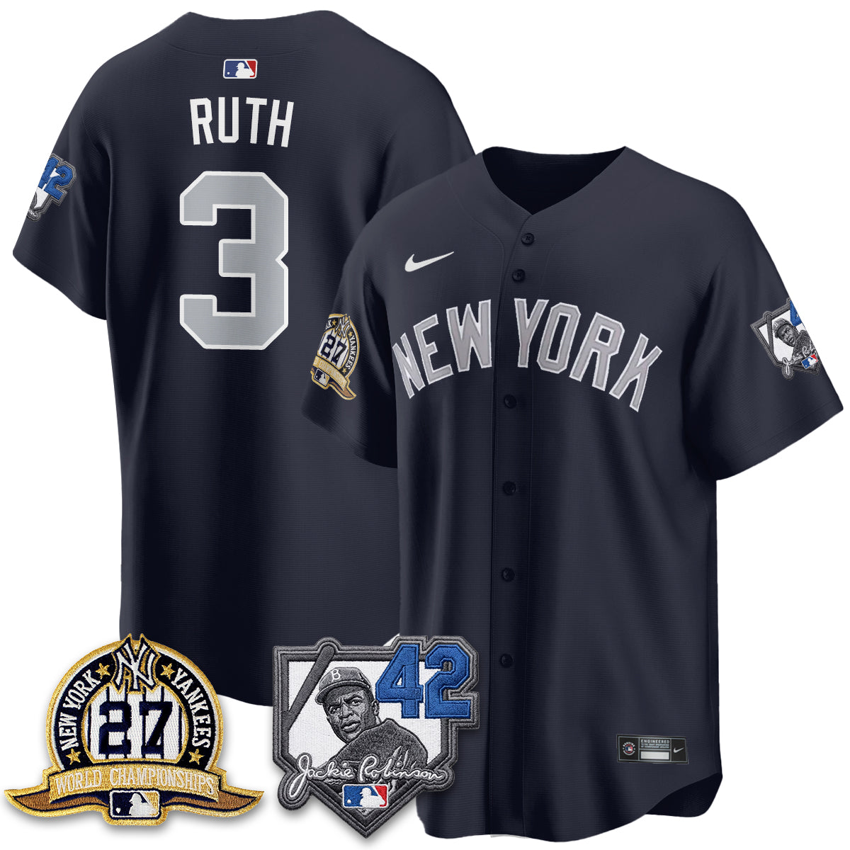 NYY 2026 Jackie Robinson Day Vapor Limited Jersey - All Stitched-DTD