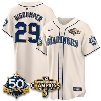 SEA Vapor Premier Limited Jersey - 50th Anniversary & AL West Division Champions - Steelheads Community Funds - All Stitched-DTD