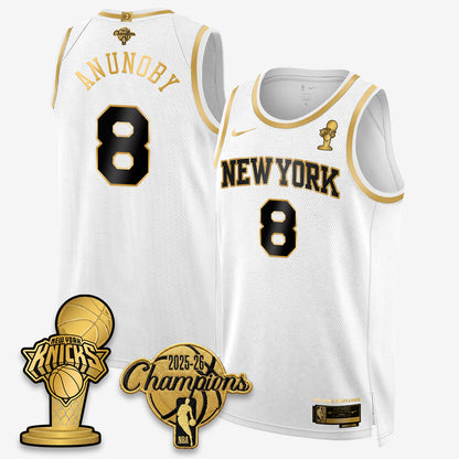 NYK 2026 NBA Champions Gold Edition Vapor Jersey - Stitched-DTD