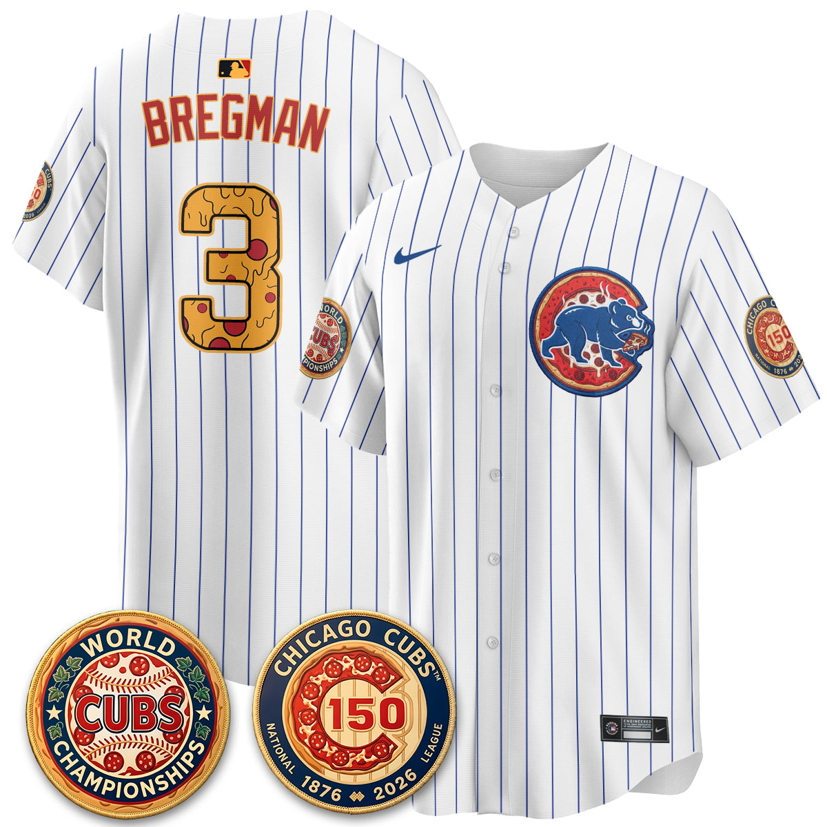 CHC Deep Dish Pizza Vapor Limited Jersey - Stitched-DTD