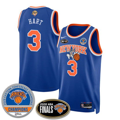 NYK 2026 NBA Eastern Conference Champions x Bunny Vapor Jersey - Stitched-DTD