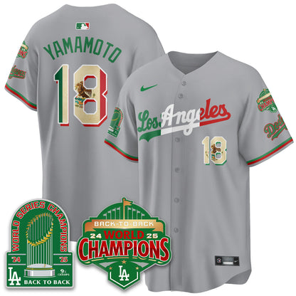 LAD Mexico Vapor Limited Jersey - 9x & B2B Champs - All Stitched-DTD