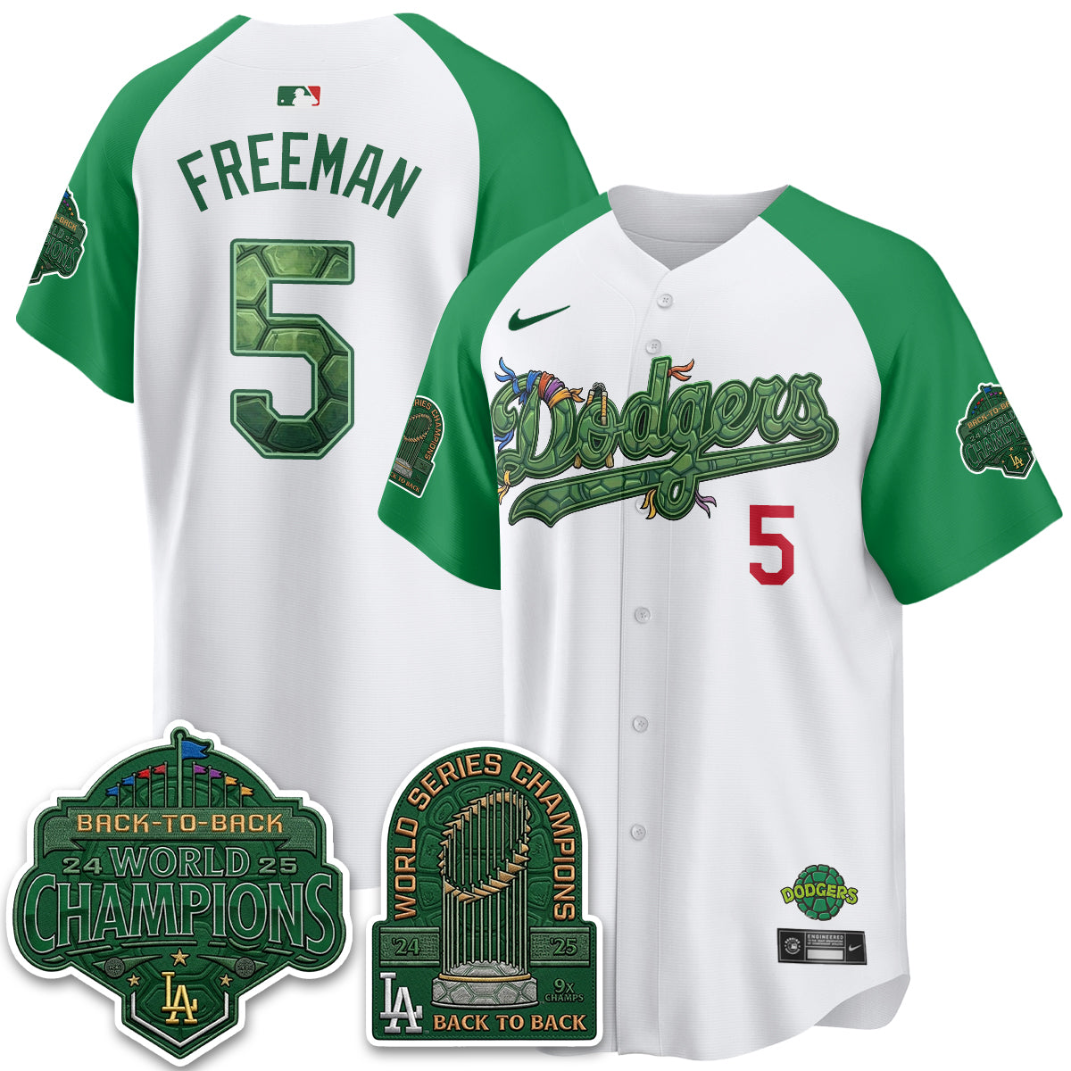 LAD x TMNT 2026 Vapor Jersey - Stitched-DTD