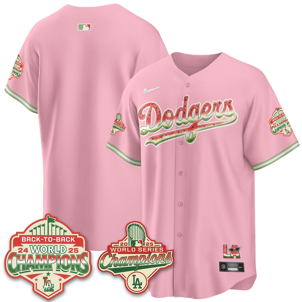LAD National Watermelon Day Vapor Jersey - Stitched-DTD