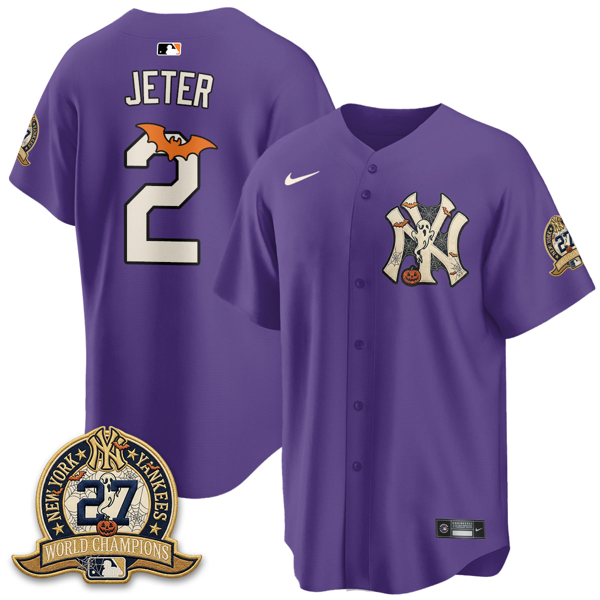 NYY Halloween 2026 Vapor Limited Jersey - Stitched-DTD