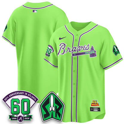 ATL 60th Anniversary Space Ranger Edition Vapor Limited Jersey - All Stitched-DTD