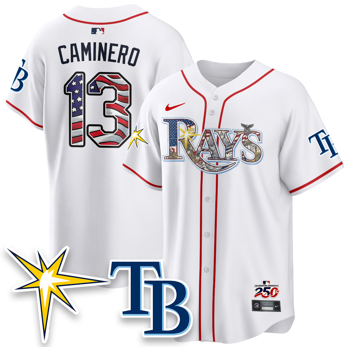 TB Independence Day USA 2026 Vapor Limited Jersey - Stitched-DTD