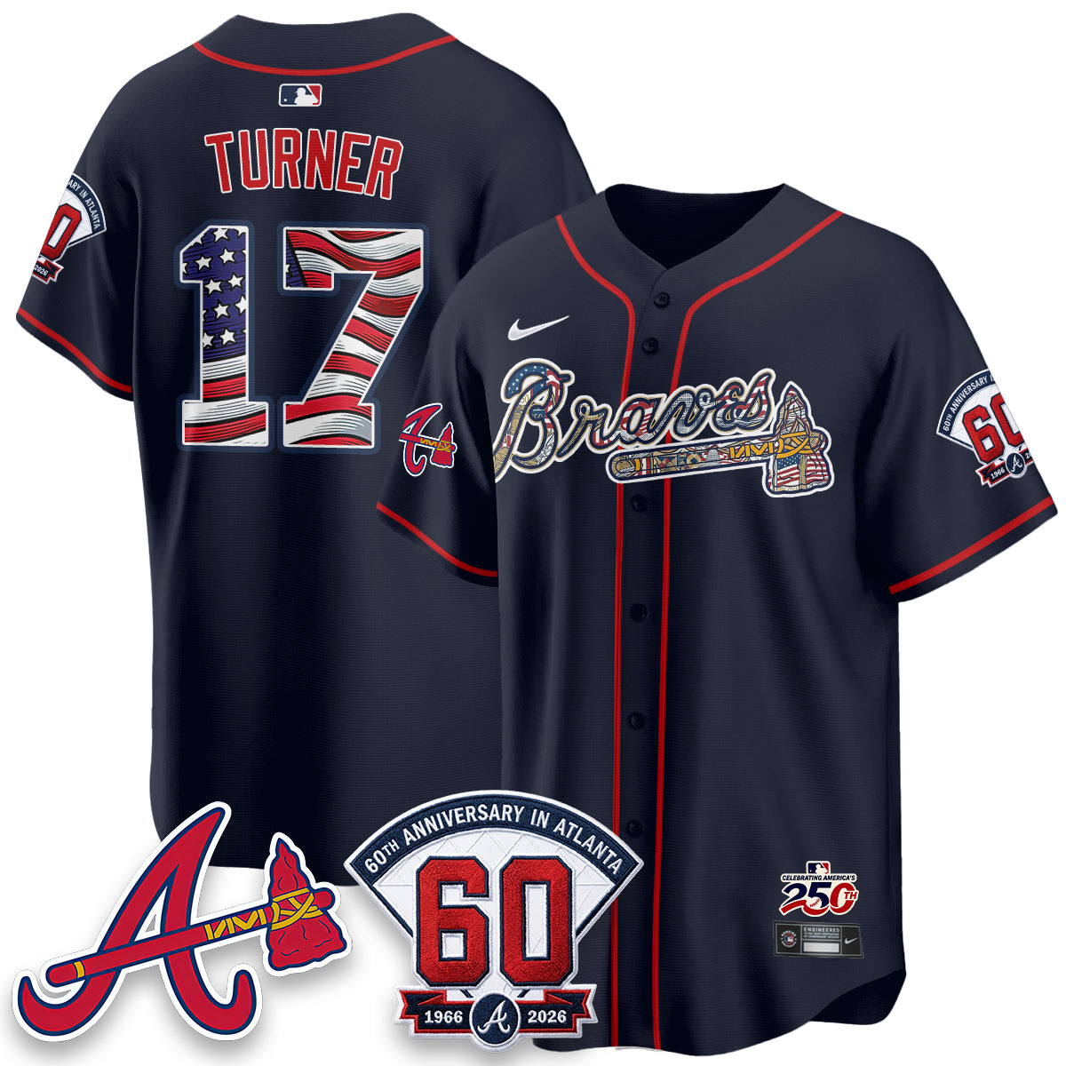 ATL 2026 Independence Day USA Vapor Limited Jersey - Stitched-DTD