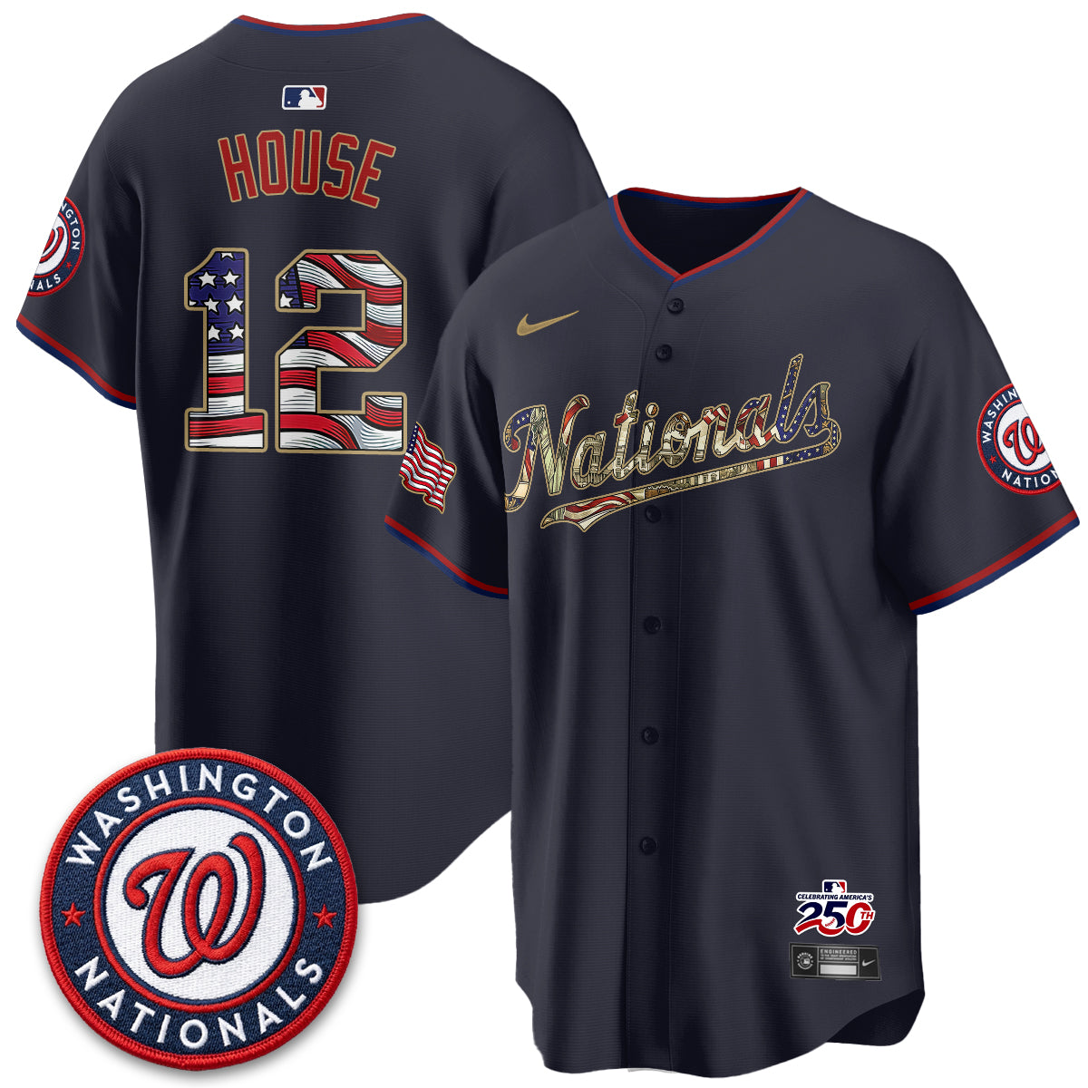 WSH 2026 Independence Day USA Vapor Jersey - Stitched-DTD