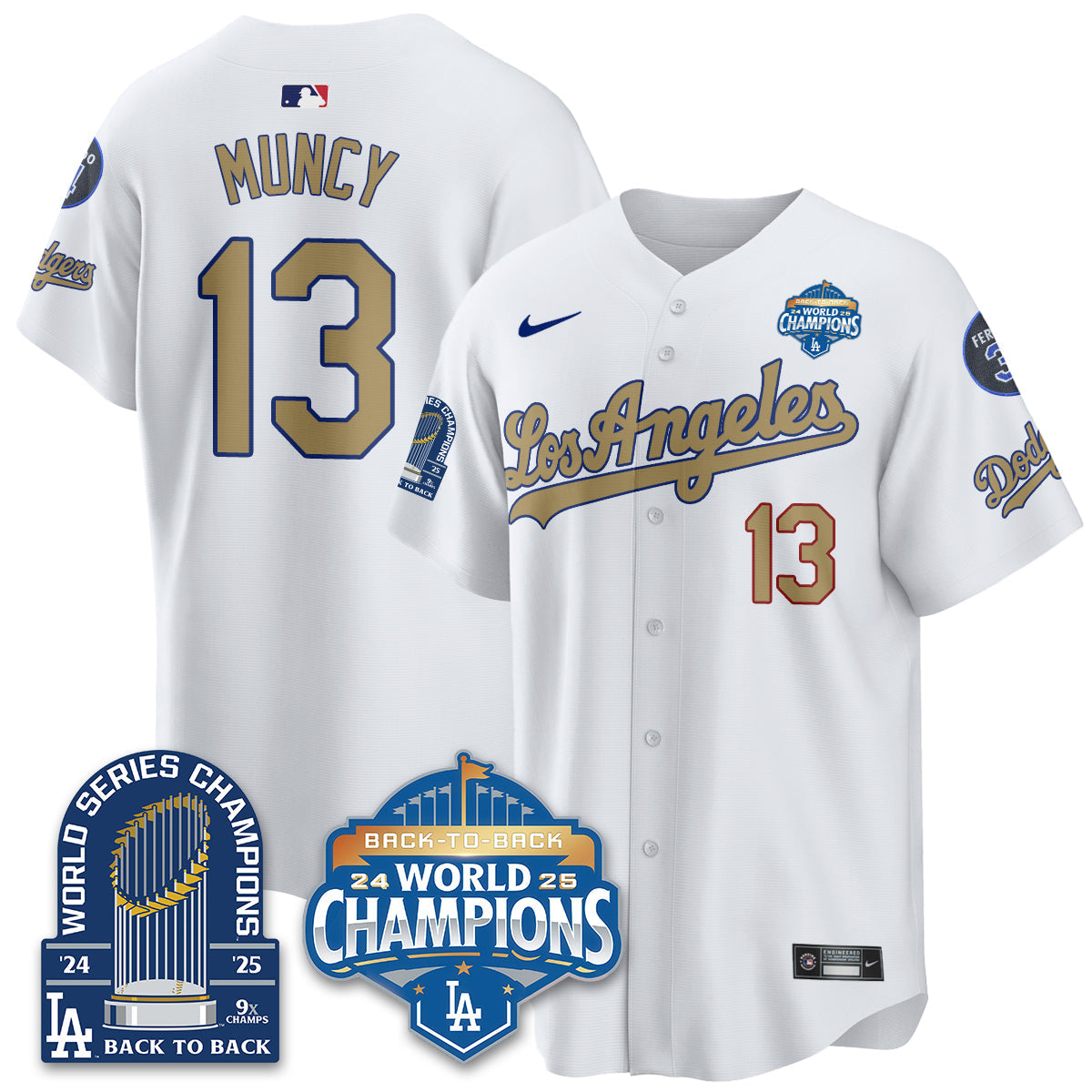 LAD Alternate  Vapor Limited Jersey - 9x Champs - All Stitched-DTD
