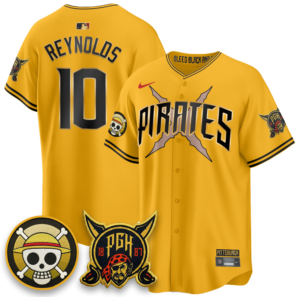 PIT 2026 City Connect x One Piece Vapor Limited Jersey - All Stitched-DTD