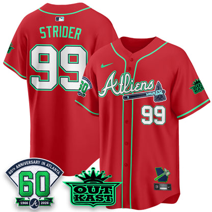 ATL x Atliens Cool Base Galaxy Version Jersey - Stitched-DTD