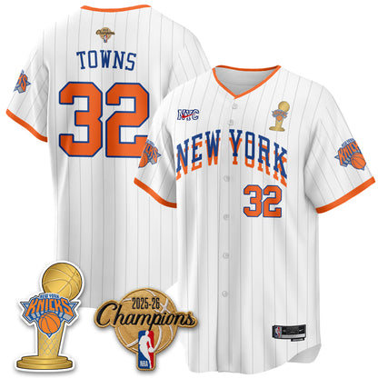 NYK 2026 NBA Champions Vapor Jersey - Stitched-DTD