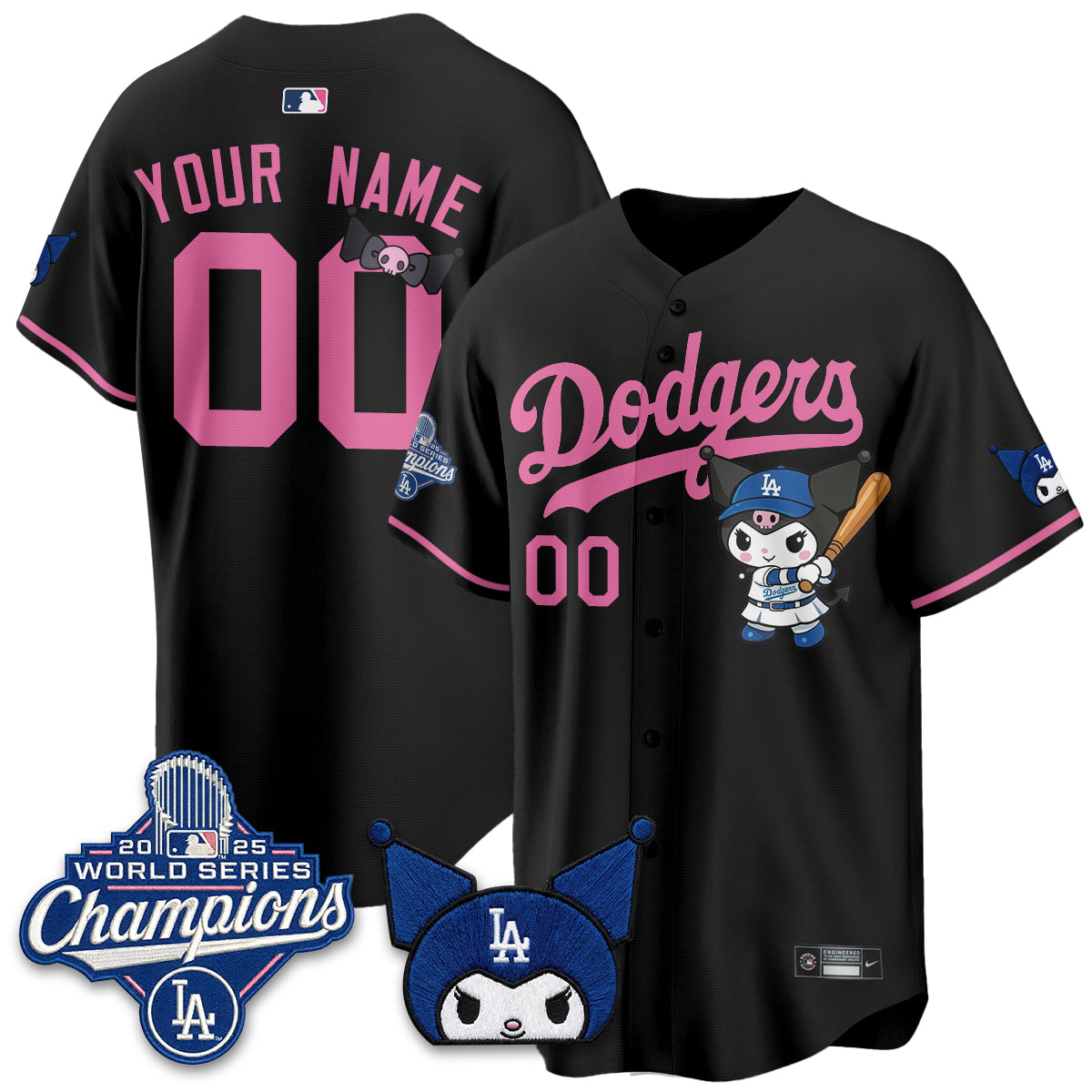 LAD Kuromi Edition Vapor Custom Jersey - Stitched-DTD