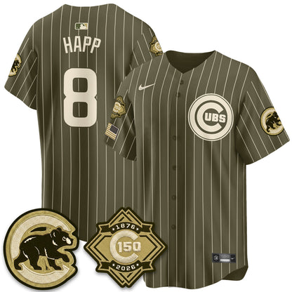 CHC New Era Olive 2026 Armed Forces Day Jersey -All Stitched-DTD