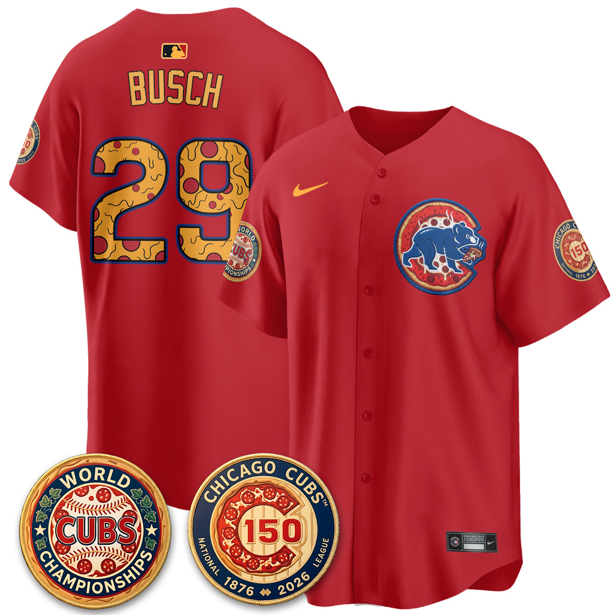 CHC Deep Dish Pizza Vapor Limited Jersey - Stitched-DTD
